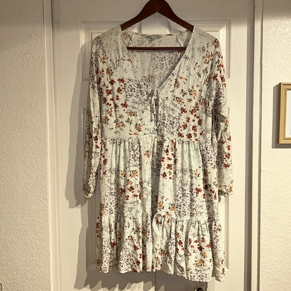 AE Boho Baby Doll Floral Dress - Picture 6 of 12